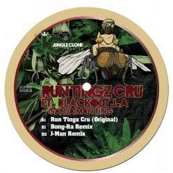 Cover Run Tingz Cru feat. Blackout J.A. - Ganja Man Ting (Bong-Ra Remix)