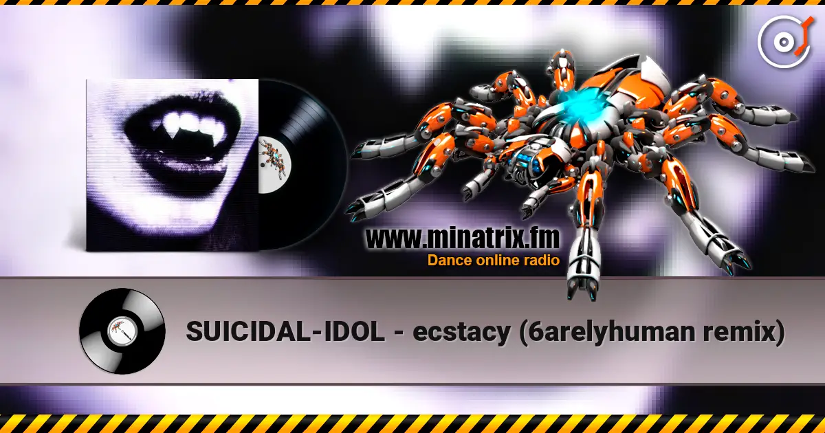 SUICIDAL-IDOL - ecstacy (6arelyhuman remix) listen online in high quality | Minatrix.FM