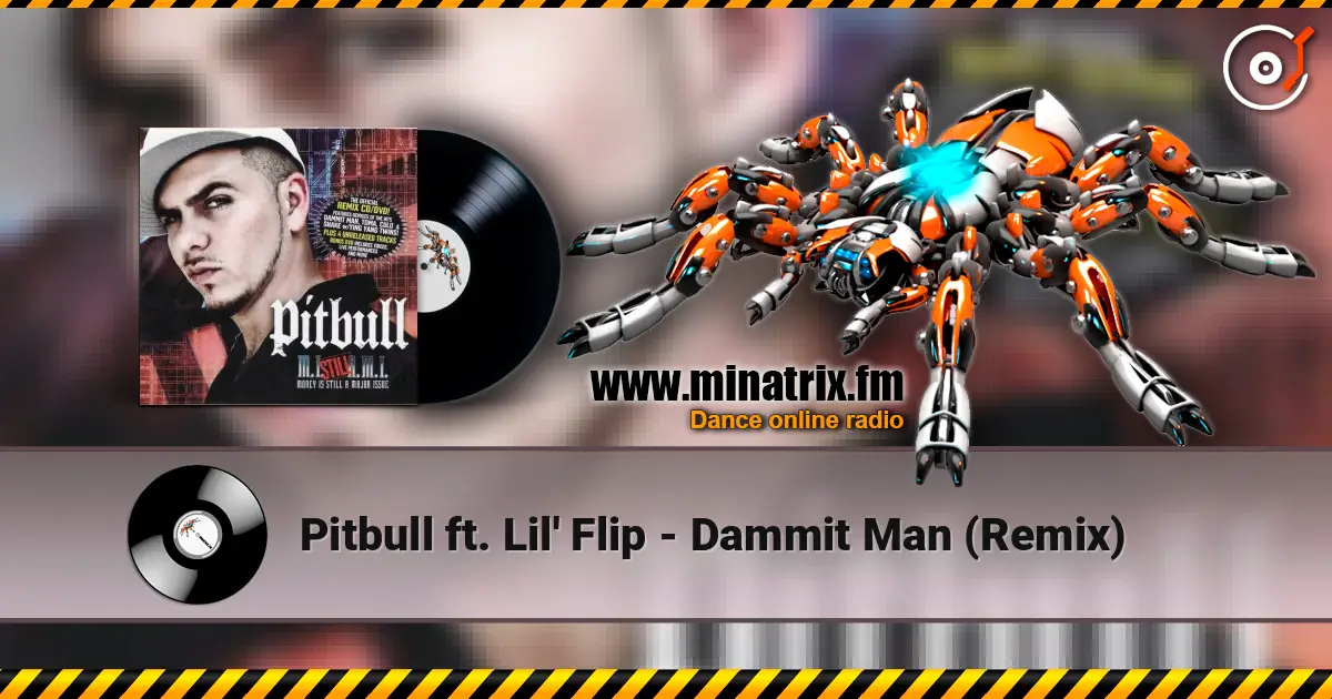 Pitbull ft. Lil' Flip - Dammit Man (Remix) listen online in high quality | Minatrix.FM
