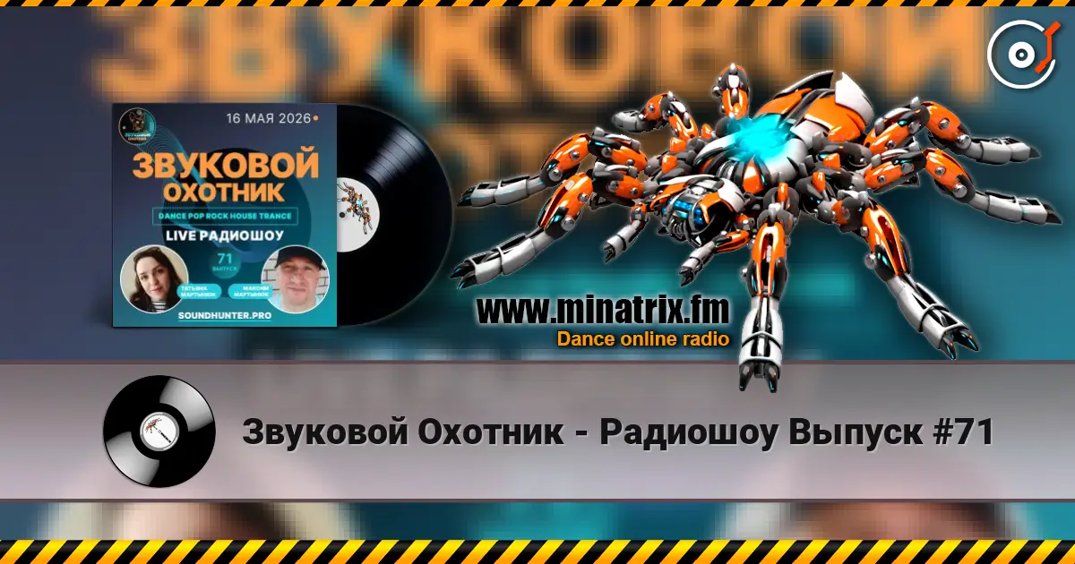 Звуковой Охотник - Радиошоу Выпуск #71 listen online in high quality | Minatrix.FM