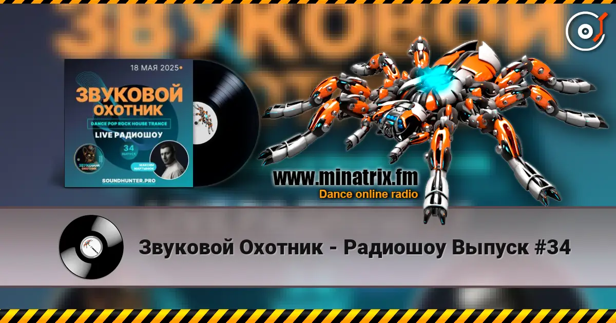 Звуковой Охотник - Радиошоу Выпуск #34 listen online in high quality | Minatrix.FM